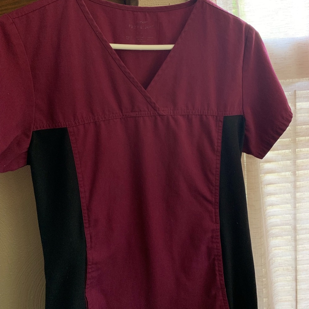 Maroon Scrub Top- since they are expensive!